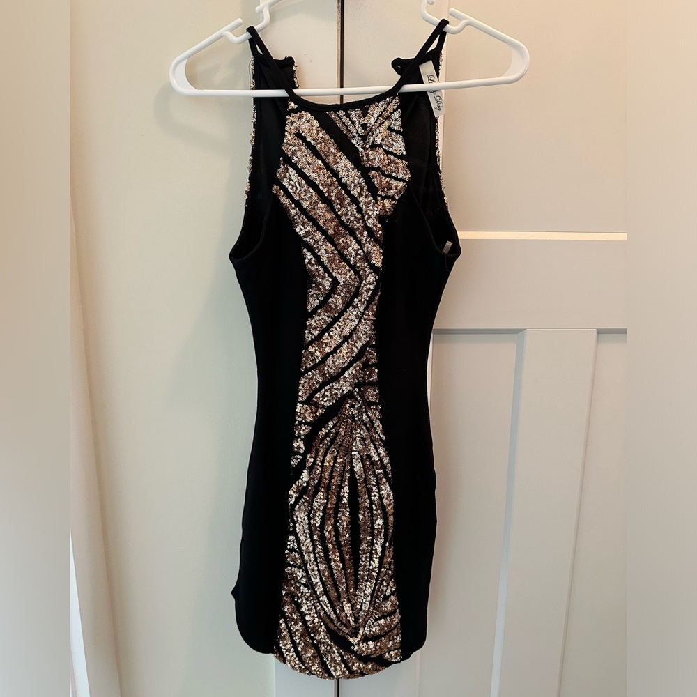 Boutique mini sequin dress - women’s small